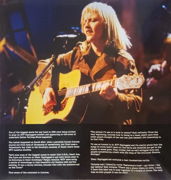 ISLAND RECORDS 707520 THE CRANBERRIES MTV UNPLUGGED 2025 RELEASE ! - Bild 4 von 4