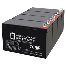 Mighty Max 12V 9AH NB Replacement Battery Compatible with APC BP420NP - 4 Pack