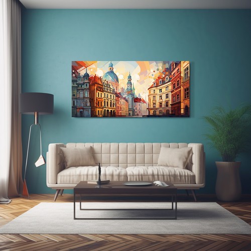 Vienna Cityscape Austria Skyline Landmarks Canvas Print Picture Wall Art Decor - Picture 5 of 9