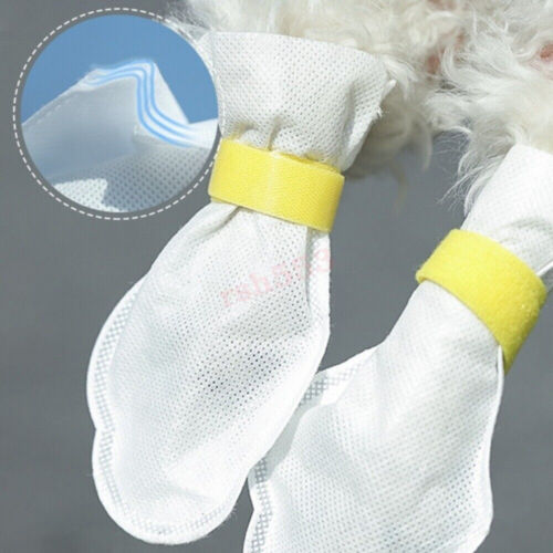 SALE HOT 20pcs Dog Paw Covers Lightweight Waterproof Disposable Pet Foot Covers - Picture 10 of 19