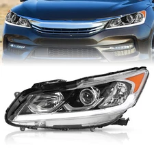 For 2016 2017 Honda Accord EX EX-L Sedan W/LED DRL Left Driver Headlight 16-17