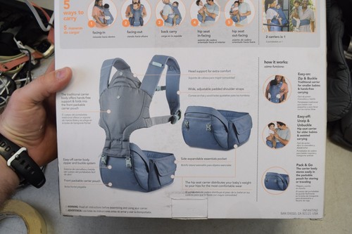 Infantino 200012-03 Hip Rider Plus 5-in-1 Hip Seat Carrier - Picture 3 of 6