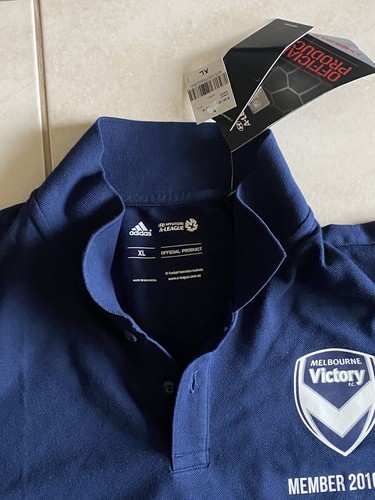 Adidas  MELBOURNE VICTORY 2016/17 Members A-League  Polo Soccer Shirt - XL BNWT - Picture 4 of 12