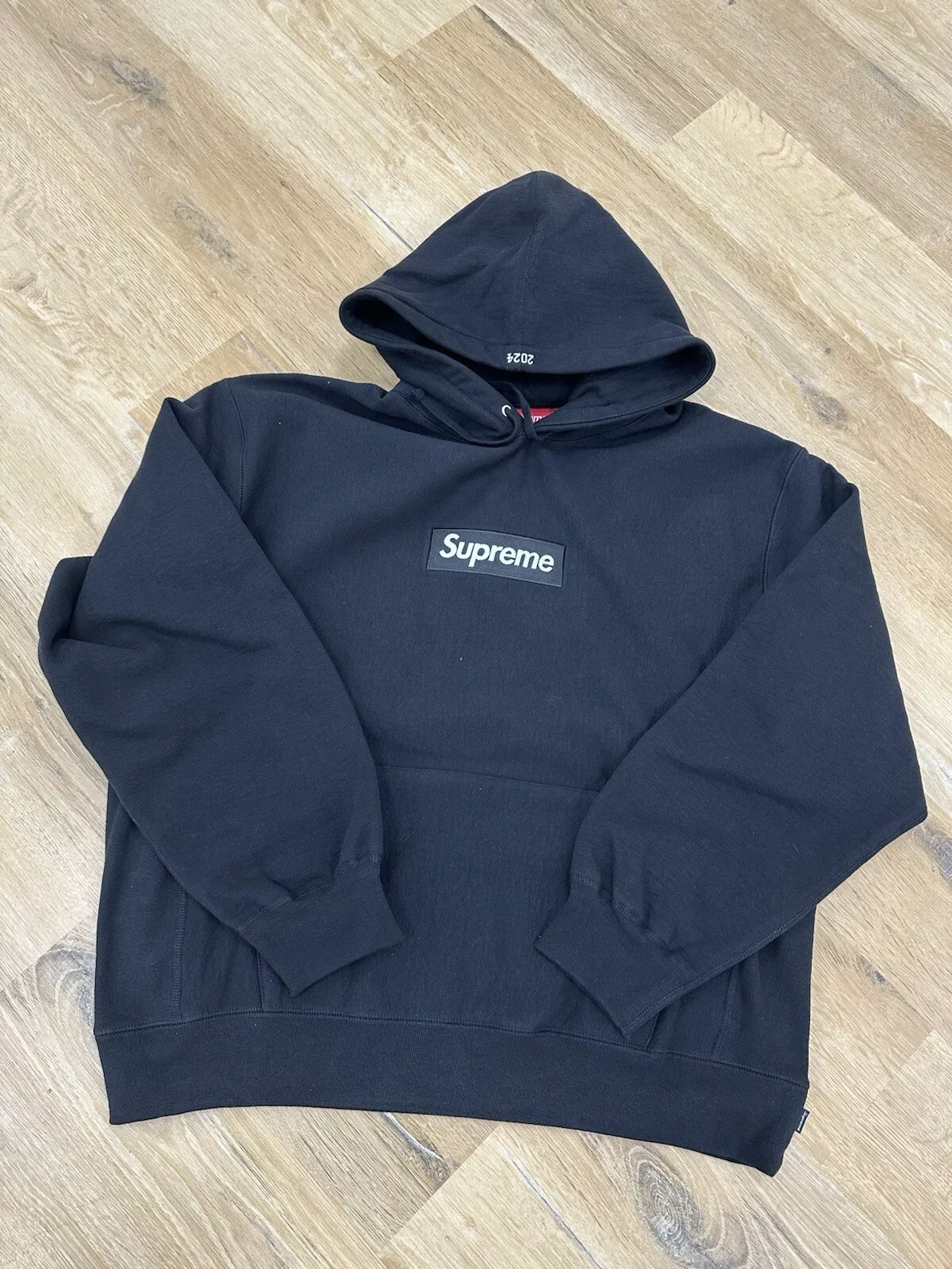 Sweat à capuche Supreme Box Logo 2024 Large Noir   LIVRAISON GRATUITE ??