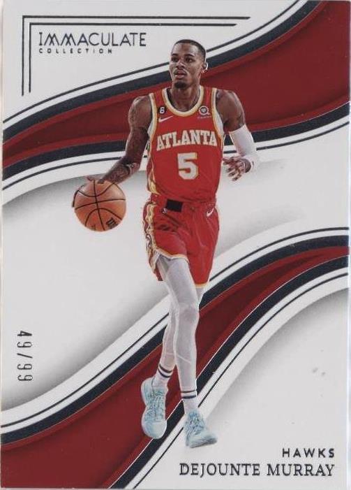 2022-23 Panini Immaculate Collection - Dejounte Murray #31 - 1 of 2