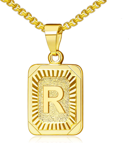 Graduation Gifts 2024 Gold Initial Necklaces for Women Men Gold Letter Necklaces