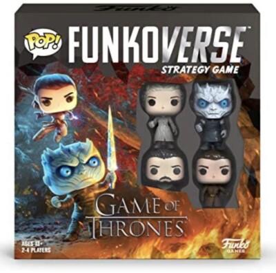 Funko Pop! Game of Thrones Funkoverse Brettspiel 4 Figuren Base Set Spiele NEU