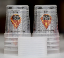 High Teck 10 32oz Quart Plastic Paint Mixing Cups 10 Lids High Teck 10 32oz Quart Plastic Paint Mixing Cups 10 Lids