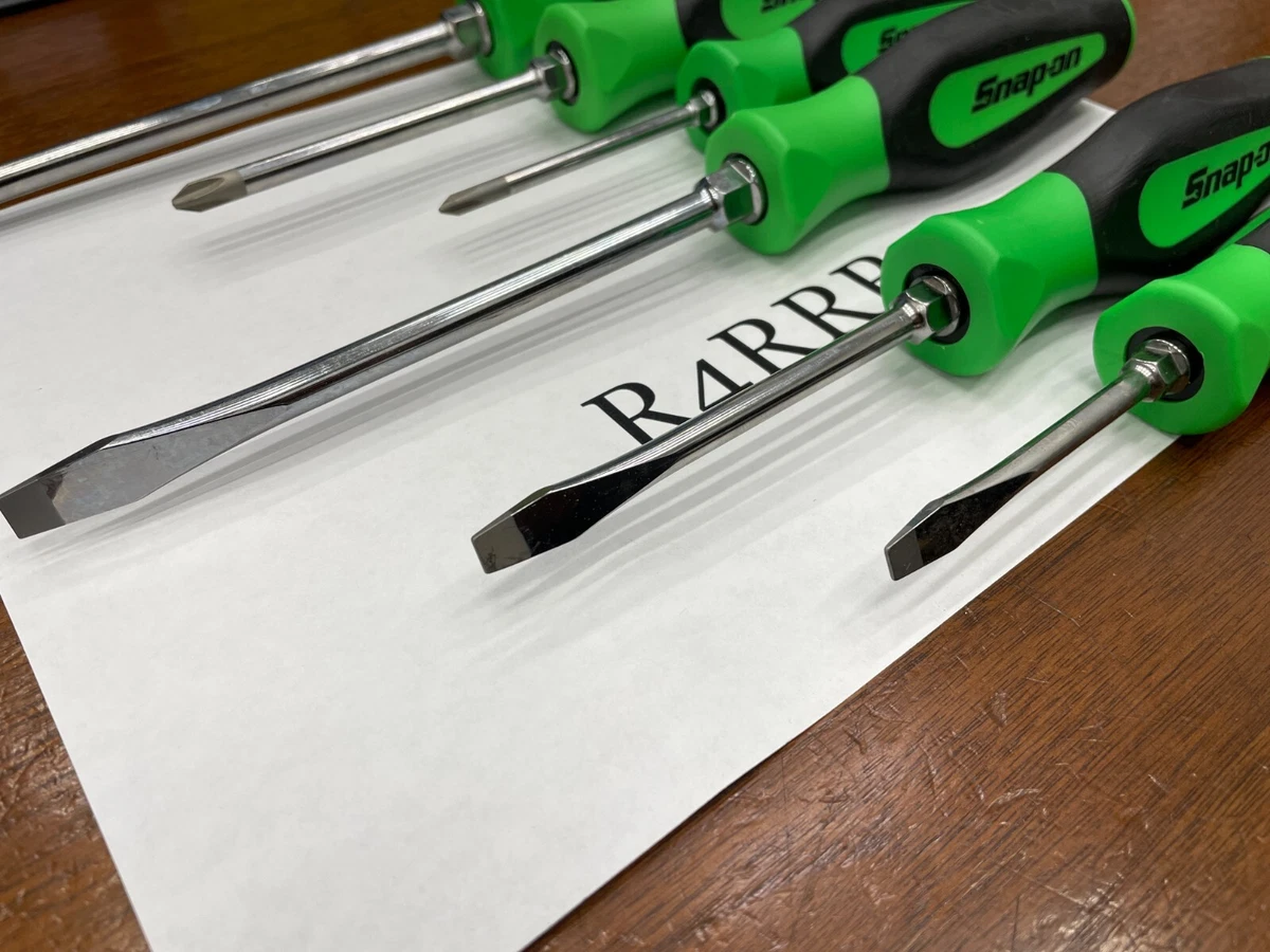Snap on sale screwdriver set green
