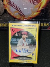 2023 Topps Brooklyn Collection Gold Auto MATTHEW LIBERATORE #ACML RC /50
