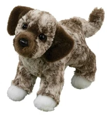 Douglas Spud Mutt Mixed Breed Dog Plush Toy Stuffed Animal 8” Brown Hound Puppy