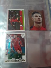 Cristiano Ronaldo 3 Stickers From Portuguese Collections
