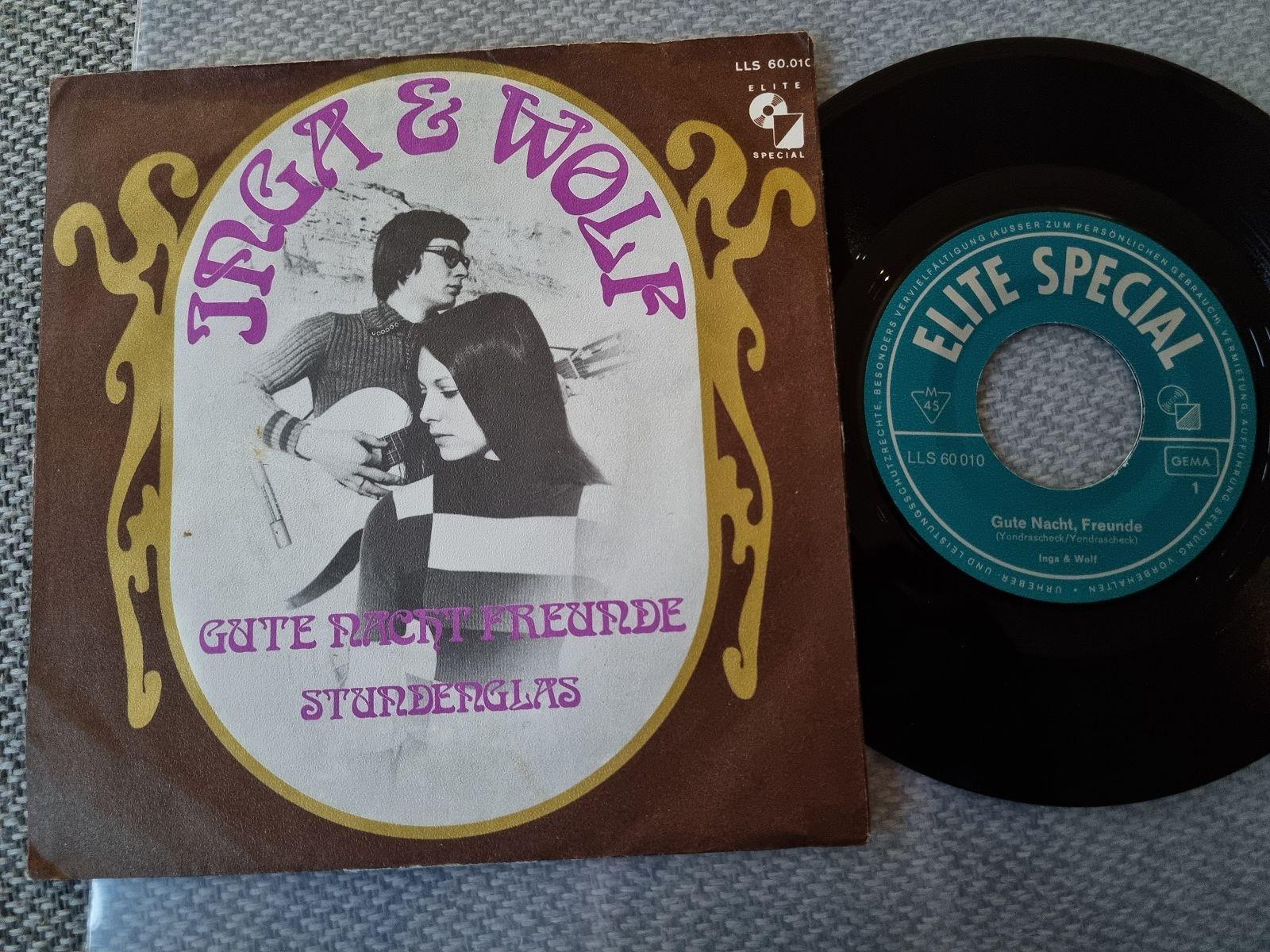 7"" Single Inga & Wolf - Gute Nacht Freunde Vinyl Germany