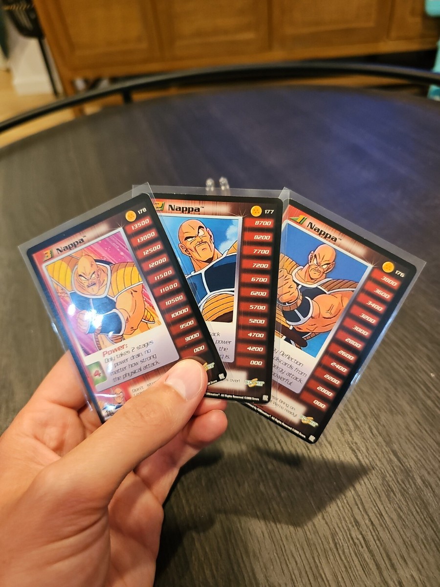 DragonBall Z Nappa Personality Set LV1-3 Limited Edition Saiyan