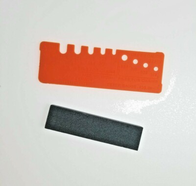 Dressing brick block for Chainsaw grinder sharpener with profile gauge tool