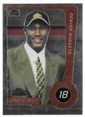 James Posey 1999 00 Topps Chrome Basketball Rc 119 Denver Nuggets 