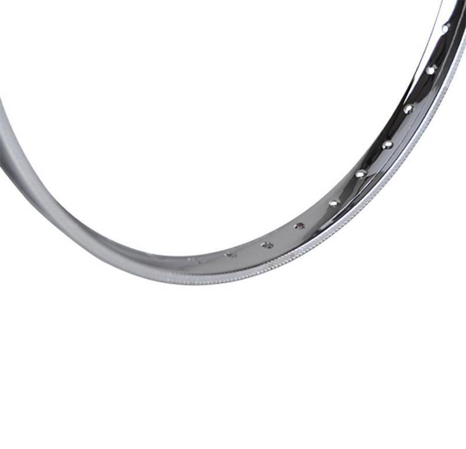 Jante 16'' fs38 chrome 36 trous pour réparer une roue de cyclo voilée