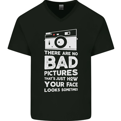 Photography How Your Face Looks Sometimes Mens V-Neck Cotton T-Shirt