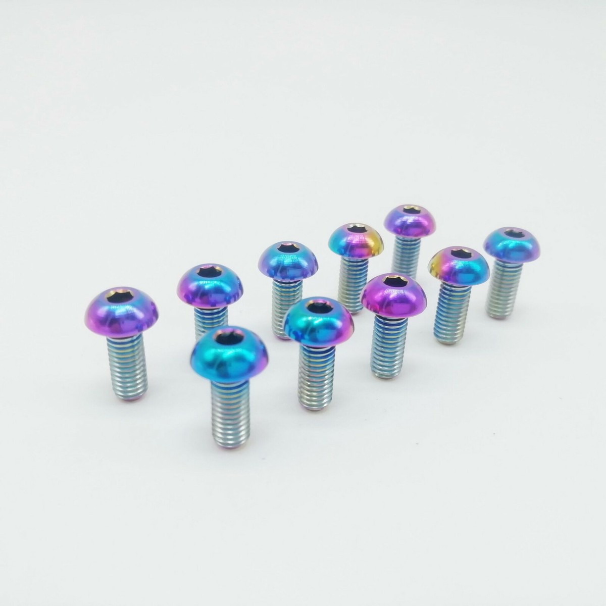 Titanium Ti Water Bottle Cage M5x12mm Bolt Button Head Allen Key