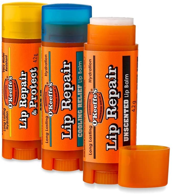 O'Keeffe's Lip Repair SPF15, Cooling Relief, Unscented Balm 4.2g (Pack...