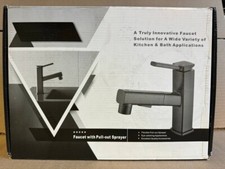 Truly Innovative Faucet with Pull-out Sprayer Black