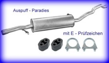 Mittelschalldämpfer Mitteltopf Schalldämpfer für Ford Galaxy 2.3 16V  + Kit
