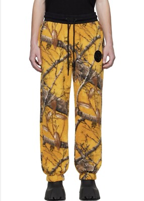 size M -Moose Knuckles x Post Malone Men'sOrange Sherpa Jogger Pants $475 Luxury
