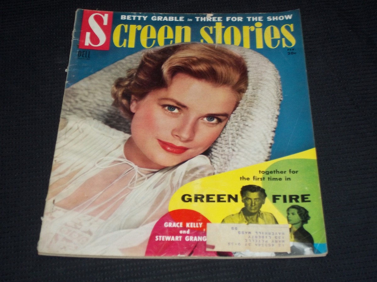 1955 SCREEN STORIES  GRACE KELLY マガジン Modern Screen Magazine Grace Kelly / Debbie and Eddie
