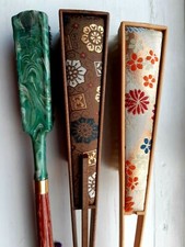 Vintage Set of 3 Yashika Mai Ponron Brocade Clothes Brushes.Japan. + Other