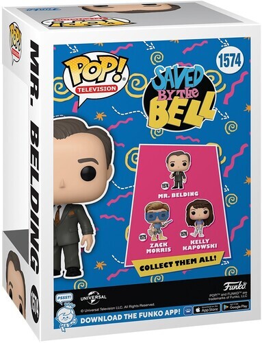 FUNKO POP! Televisione: Salvato dalla Campana - Mr. Belding, 30° Anniversario [Nuovo a - Foto 3 di 3