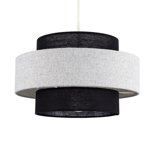 Ceiling Lampshade Light Shade Easy Fit Pendant Herringbone Living Room Bedroom - Picture 55 of 59