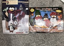 2 All Stuffed Up Penguin Family Felt Folks Kit unopened What's New Ltd.