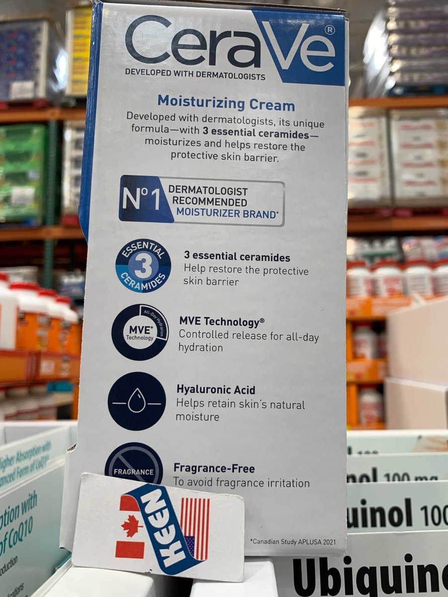 AiWaWa CA, CeraVe Moisturizing Cream For Normal To Dry Skin 2 x
