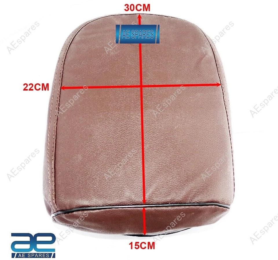 Front & Rear Seat Cover Set Brown Fits For Royal Enfield Meteor 350cc view 3