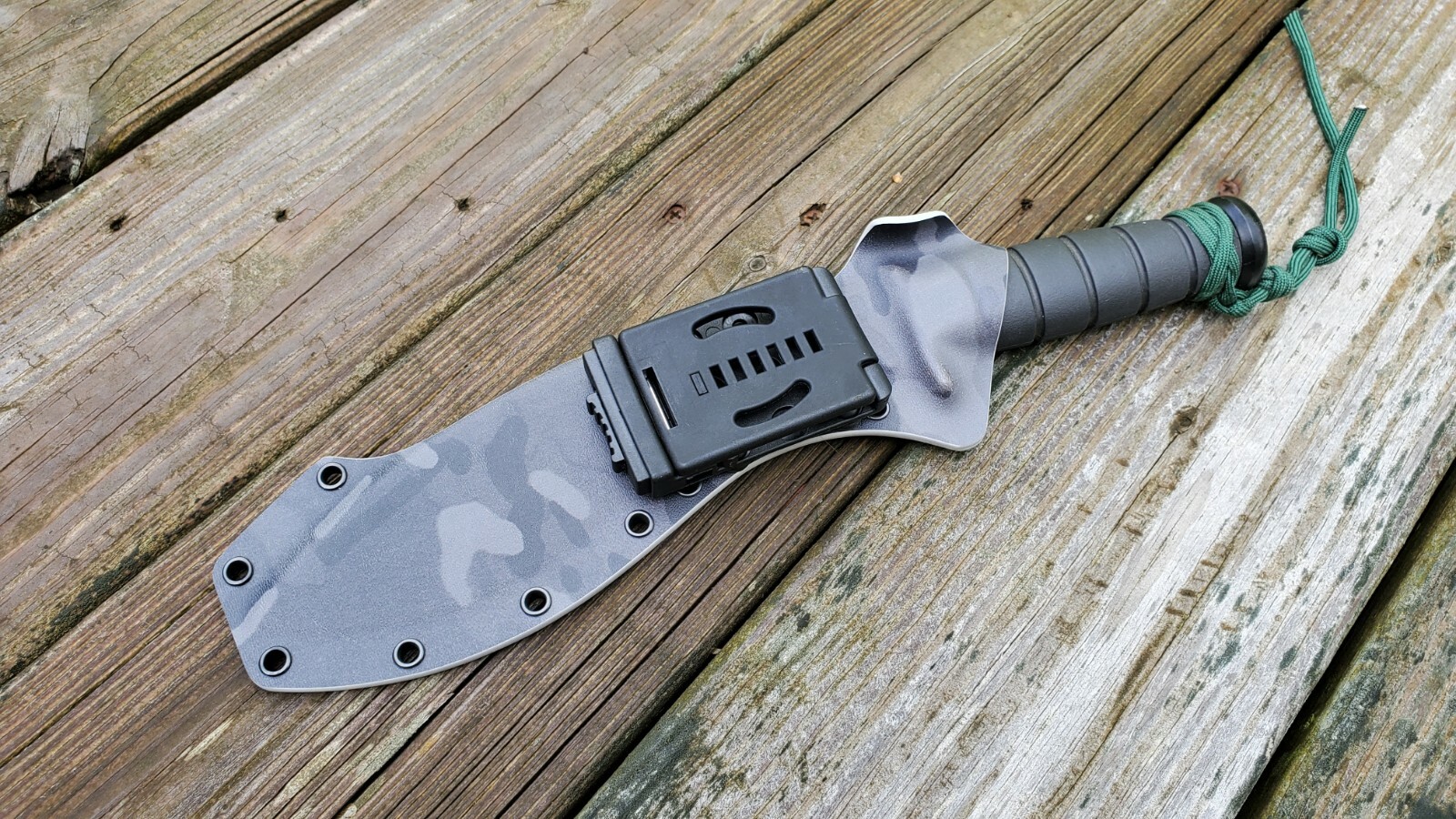 KA-BAR Combat Kukri model 1280 CUSTOM kydex sheath