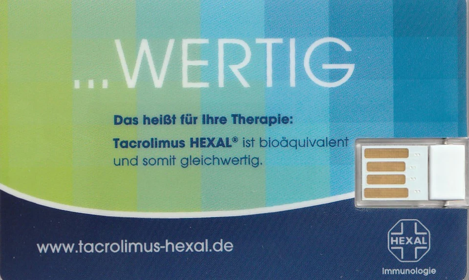 1 Gleich..Wertig - USB Stick 2.0 - 1 GB - Scheckkartenformat - Neu - Bild 3 von 3