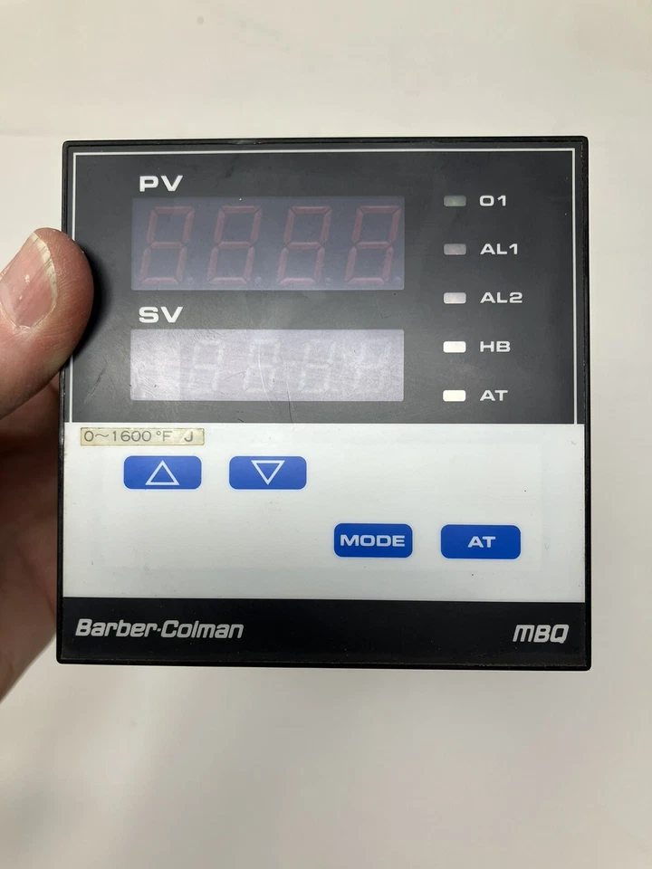 Barber Colman MBQ MBQA-403-00-000-5 Process Temperature Controller, 0-1600 F - Image 3 of 4