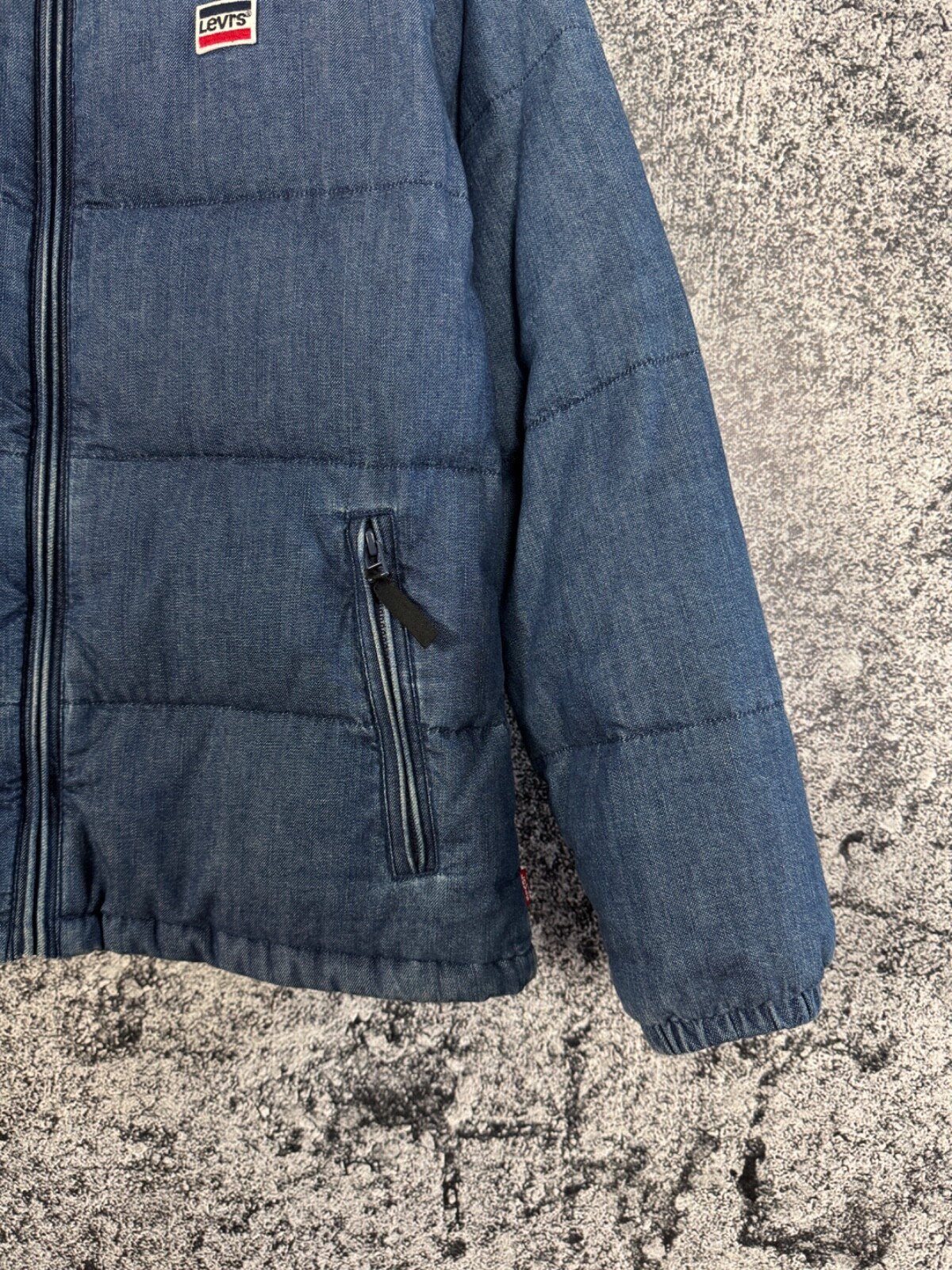 Men’s Levis Performance Down Jacket Warm Size S S… - image 5