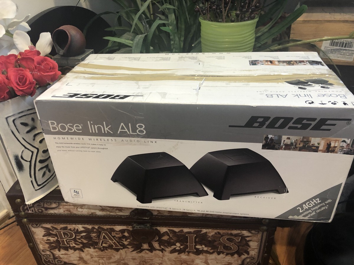 BOSE LINK AL8 HOMEWIDE WIRELESS AUDIO LINK 2.4GHZ MODEL # 037388 
