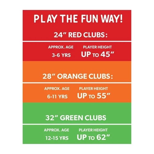 PGA Tour Tee-Up 32" Green Putter Right-Handed Golf Club 12-15 Yrs Up to 62" Tall - Picture 5 of 5