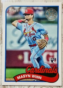 2024 Topps Series 1 Masyn Winn Rookie 1989 Insert #89B-58