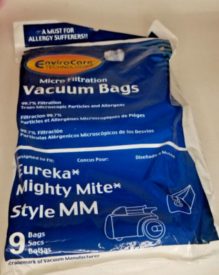 EnviroCare Eureka Micro Filtration Vacuum Bags Mighty Mite Style MM 9  Pack #2