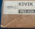Ikea Kivik Corner section sofa REPLACEMENT COVER Borred dark brown 903.429.52