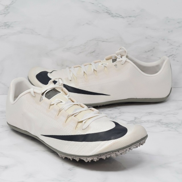 Nike Zoom 400 Track Running Spikes Sz 12 Off White Black AA1205-002 No Spikes | eBay