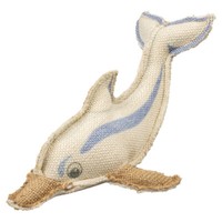 Duvo+ Hundespielzeug Canvas Delphin 29X16X10 Cm FüR Kleine & GroßE Hunde