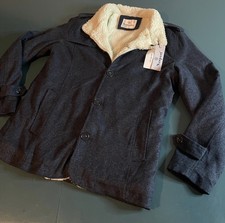 Navy Blue Peacoat - Sherpa Lined - Nwt - Women’s Lg Large