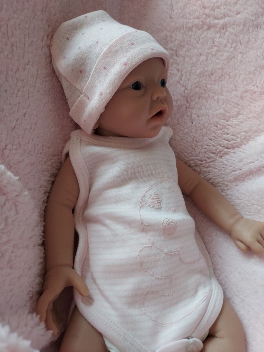 Poupée Reborn Silicone - Bébé Fille 38cm - 1.8kg - Magnifique Et Neuve