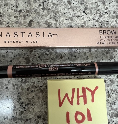 ANASTASIA B.H. BROW Definer Triangular Brow Pencil EBONY .007oz/.2g FULL SZ $26 - Picture 10 of 19