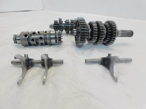 Ducati Monster Hypermotard Engine Motor Transmission Gears Shifter Drum w/ Forks - Picture 5 of 7