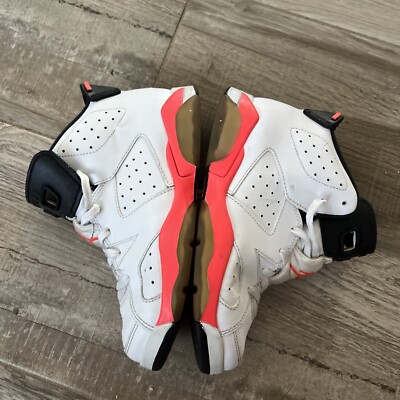 Air Jordan 6 Retro BP Infrared white Youth Size 2Y 384666  display picture 1